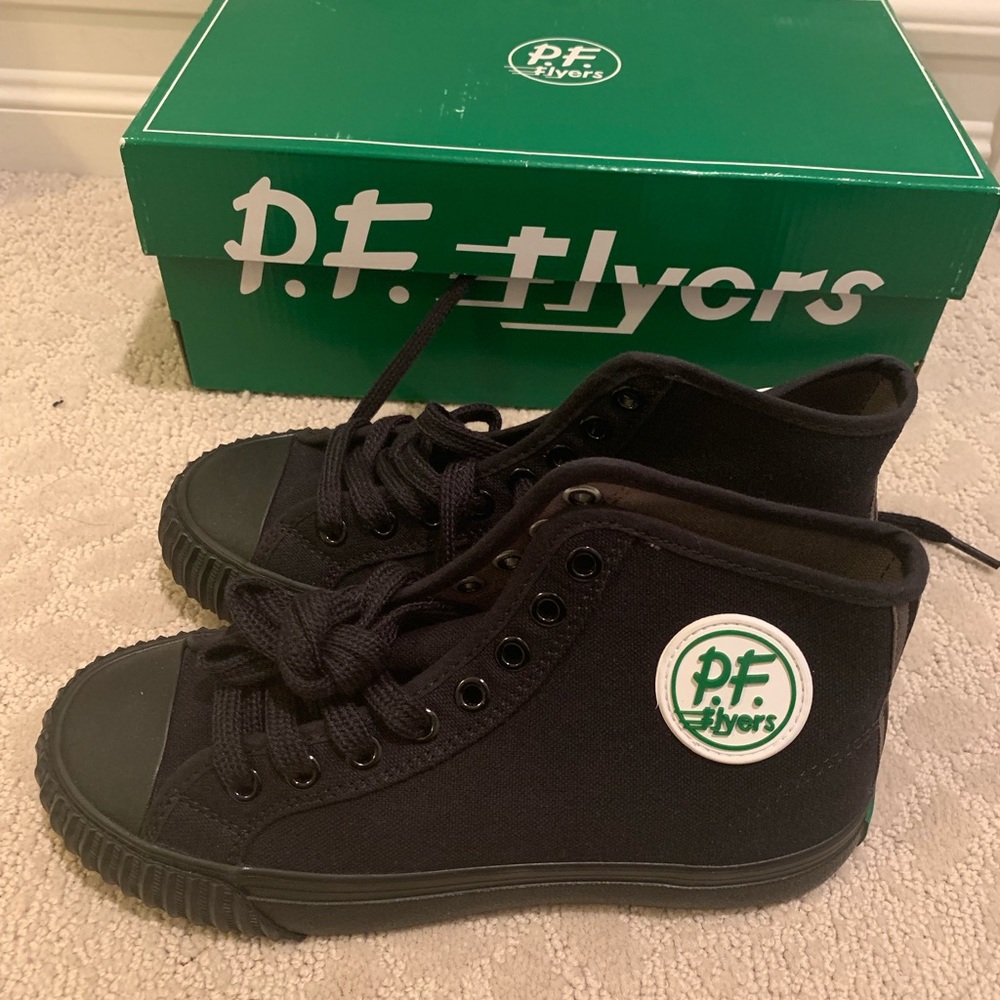 PF Flyers Center Hi Canvas Sandlot Black